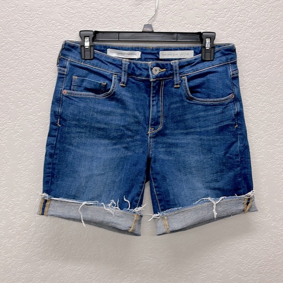 Anthropologie Pilcro Jean Shorts Mid Rise Slim Size 28 - Picture 4 of 8